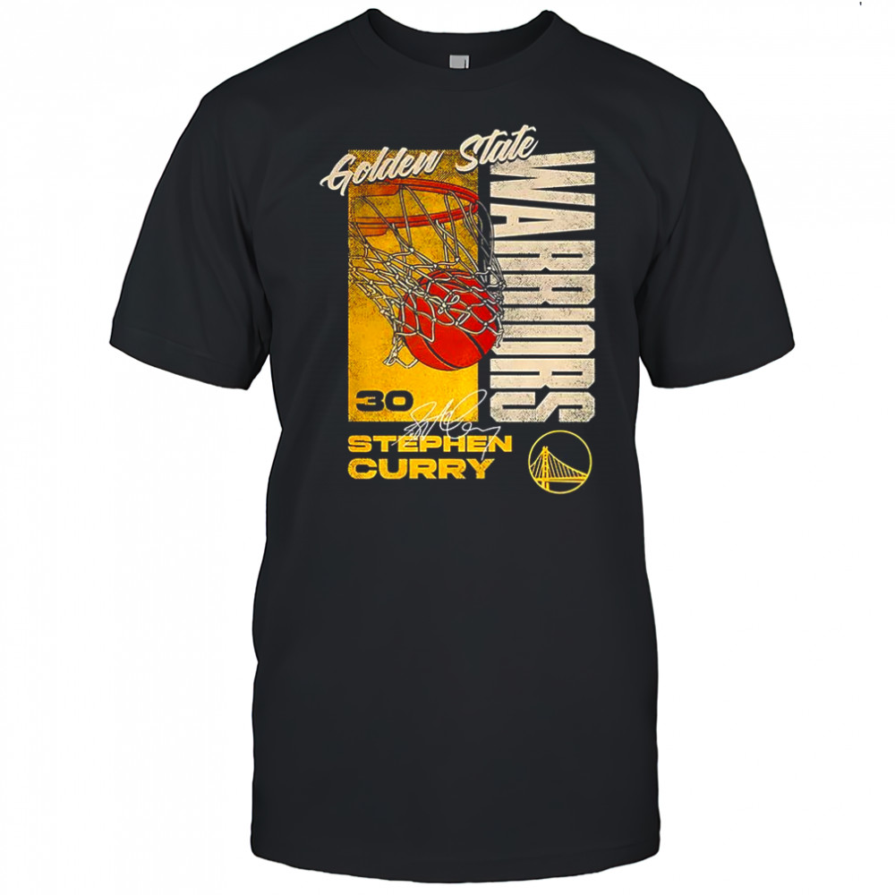 Stephen Curry Golden State Warriors NBA score number 30 signature shirt