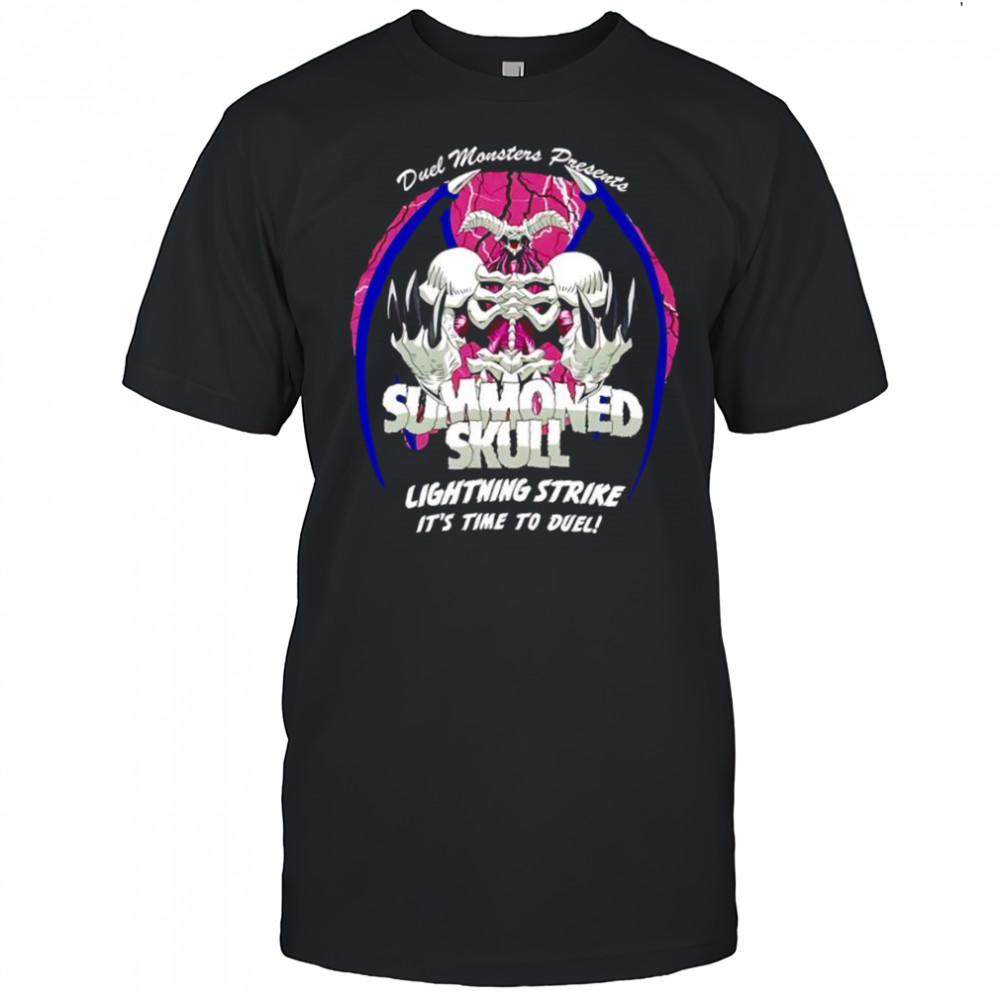 Summoned Skull Lightning Strike Halloween shirt