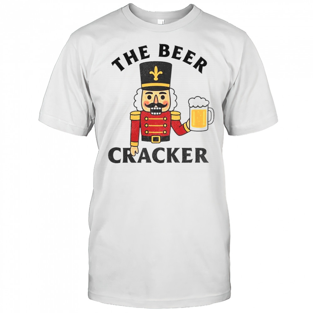 The Beer Cracker Nutcracker Christmas T-Shirt