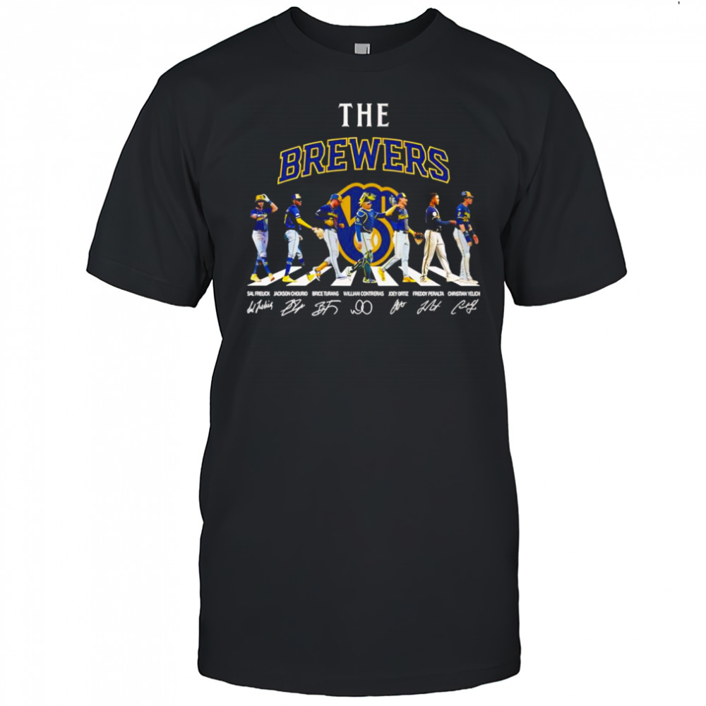 The Brewers Abbey Road Sal Frelick Jackson Chourio shirt