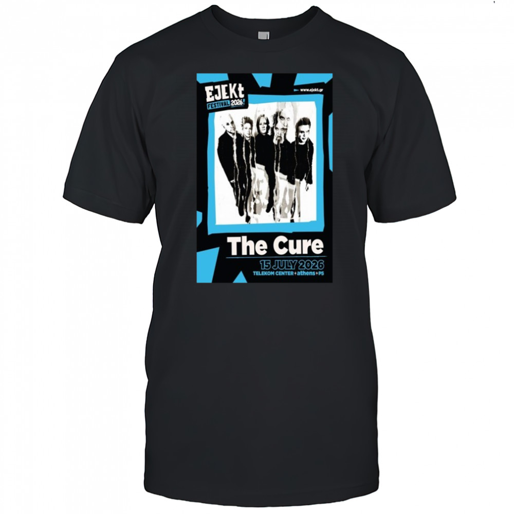 The Cure Athens, Greece July 15 2026 Tour T-shirt