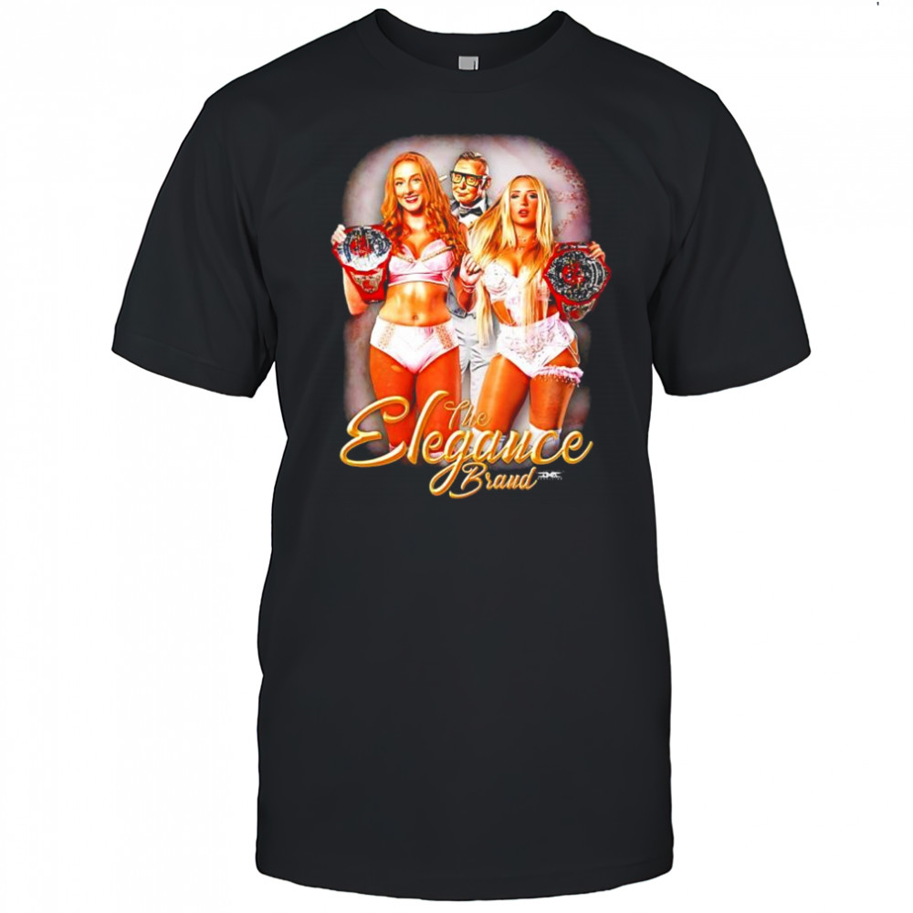 The Elegance Brand championship belts poster shirt