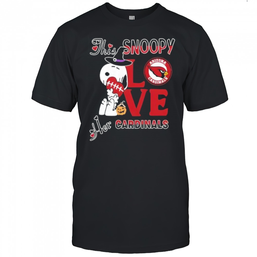 This Snoopy Love Her Arizona Cardinals shirt