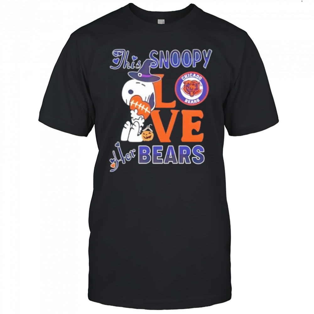 This Snoopy Love Her Chicago Bears shirt