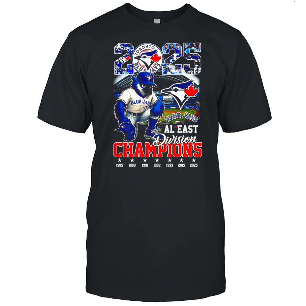 Toronto Blue Jays baseball 2025 AL East Division Champions mascot shirt
