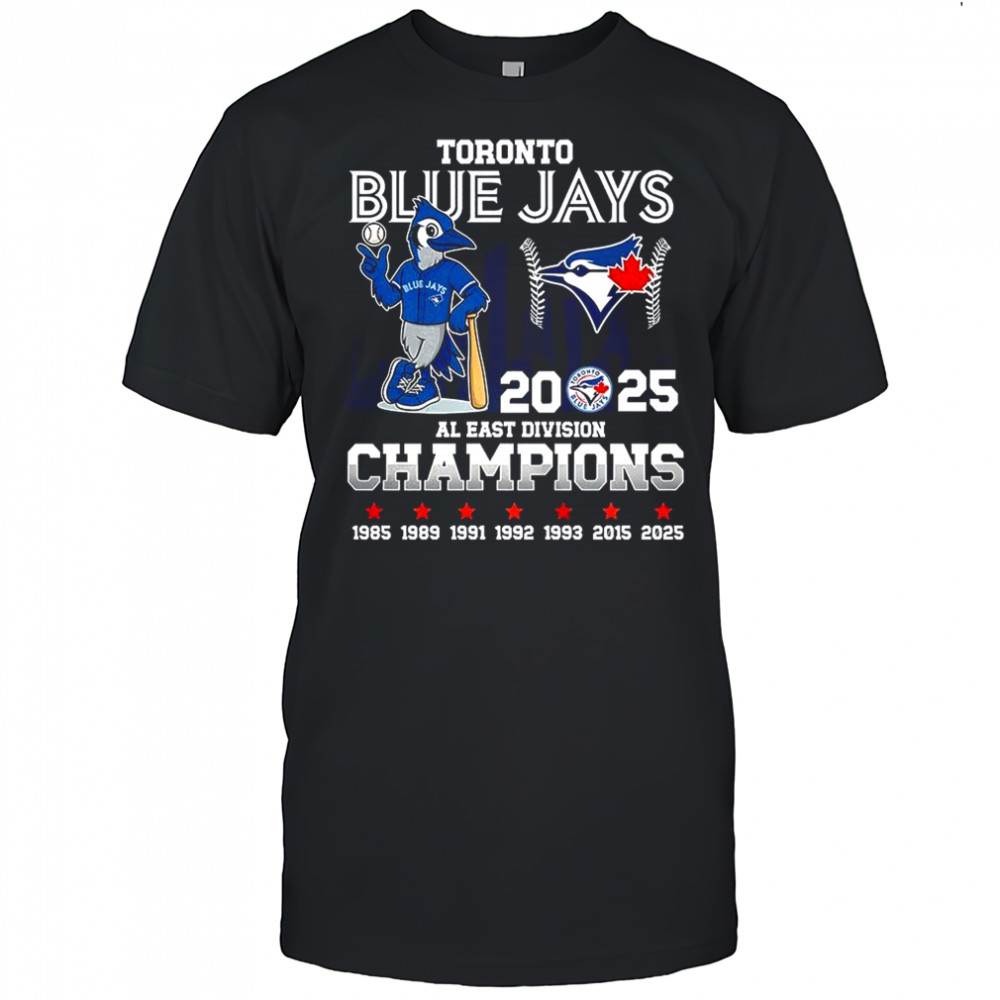 Toronto Blue Jays baseball AL East division Champions 2025 mascot shirt