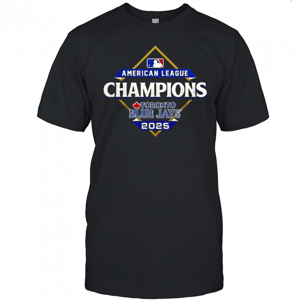 Toronto Blue Jays we are so back 2025 American League Champions logo Double-Sided shirt