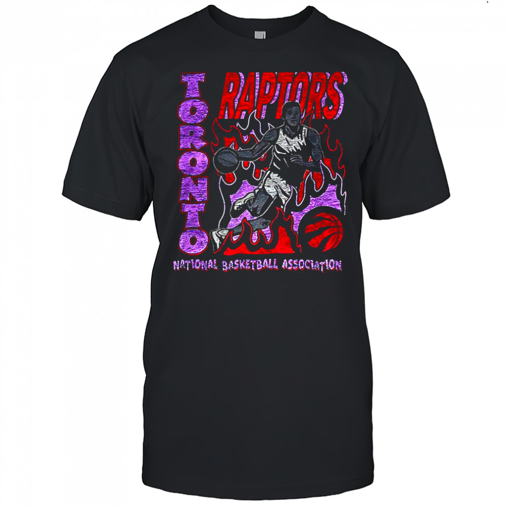 Toronto Raptors National Basketball Association burning player graphic shirt