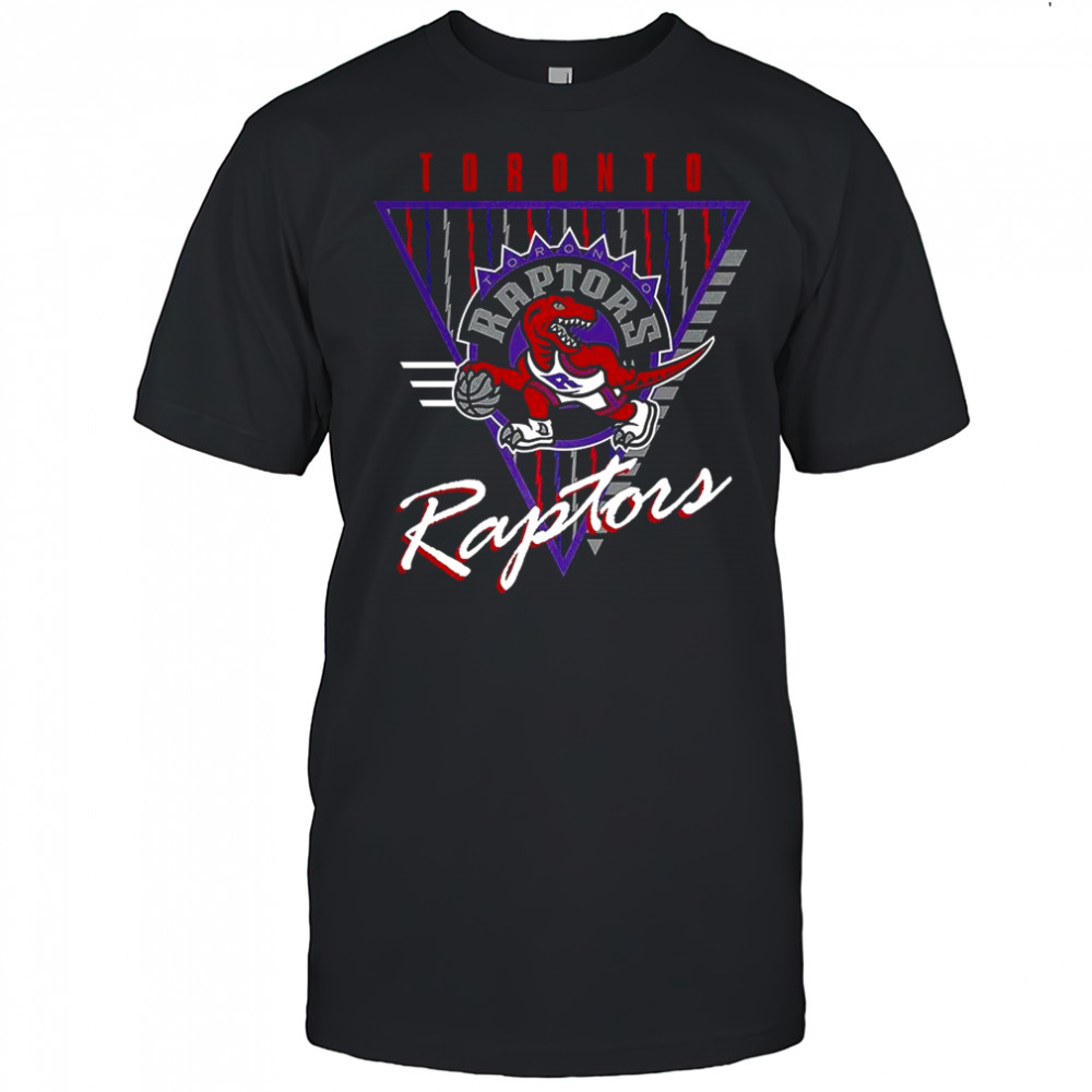 Toronto Raptors NBA triangle logo retro shirt