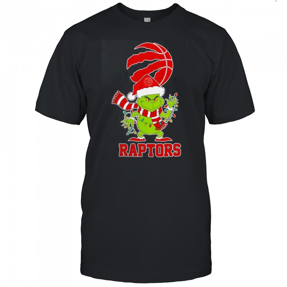 Toronto Raptors x Grinch Santa NBA Christmas shirt