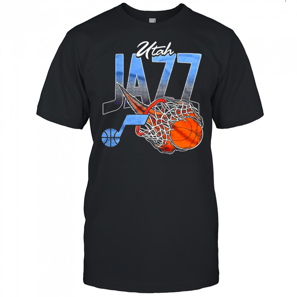 Utah Jazz basketball On Fire score shirt