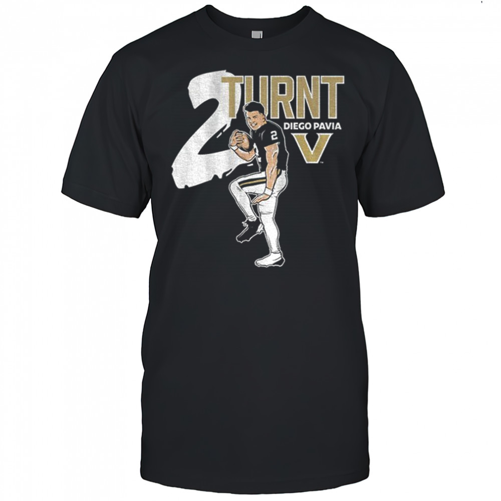 Vanderbilt Commodores Diego Pavia 2 Turnt shirt