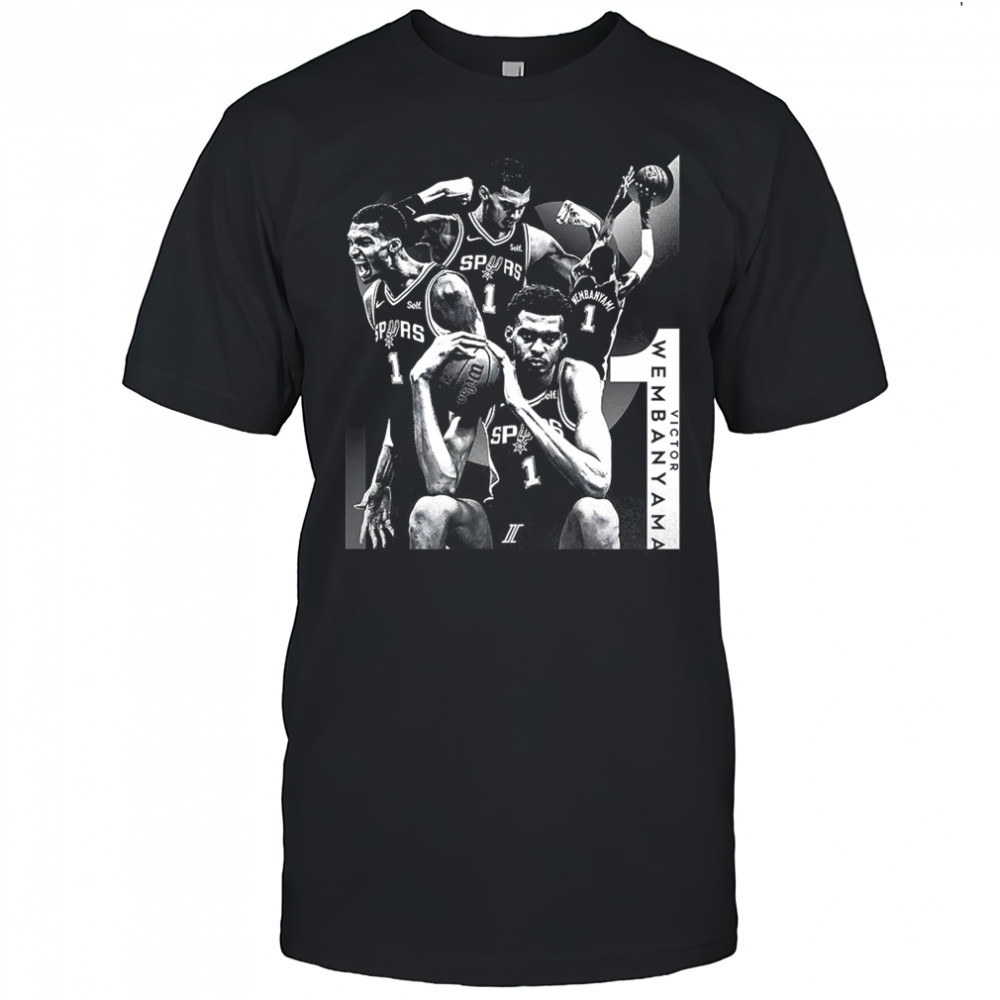 Victor Wembanyama San Antonio Spurs NBA player collage shirt