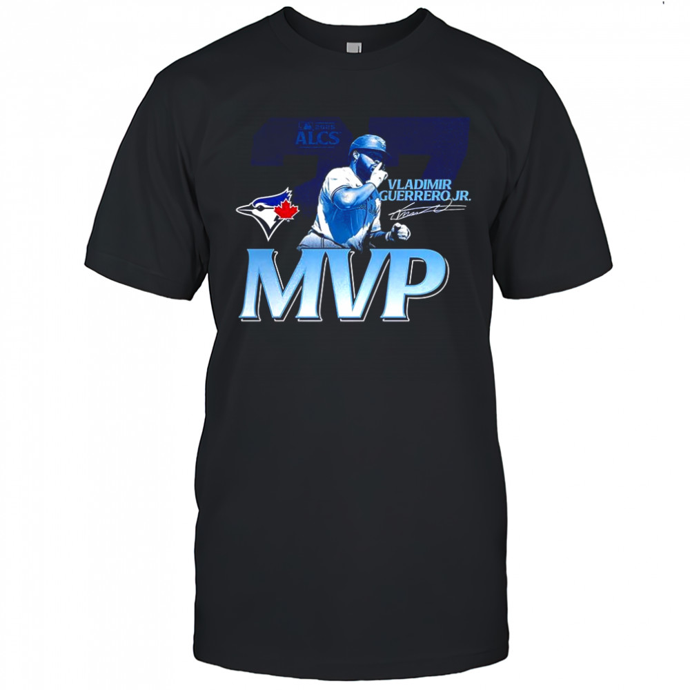 Vladimir Guerrero Jr. Toronto Blue Jays 2025 American League Championship Series MVP signature shirt