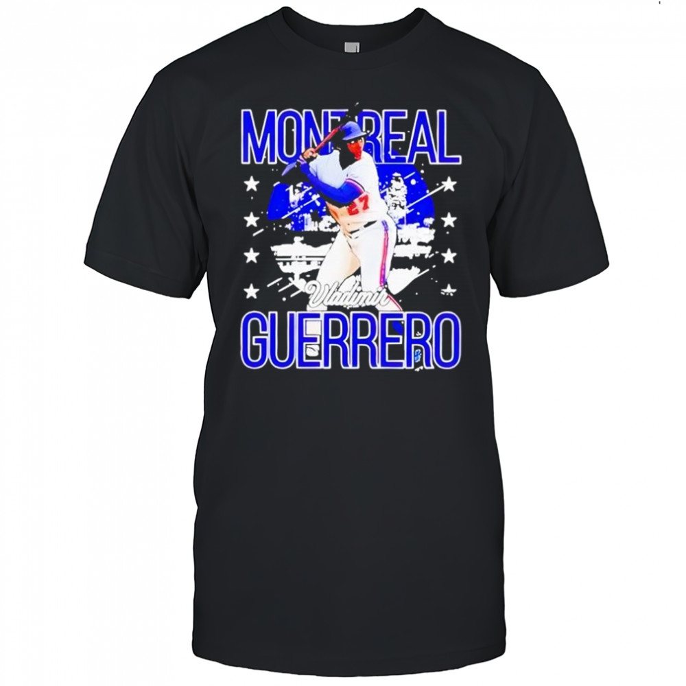 Vladimir Guerrero Montreal Skyline Swing shirt