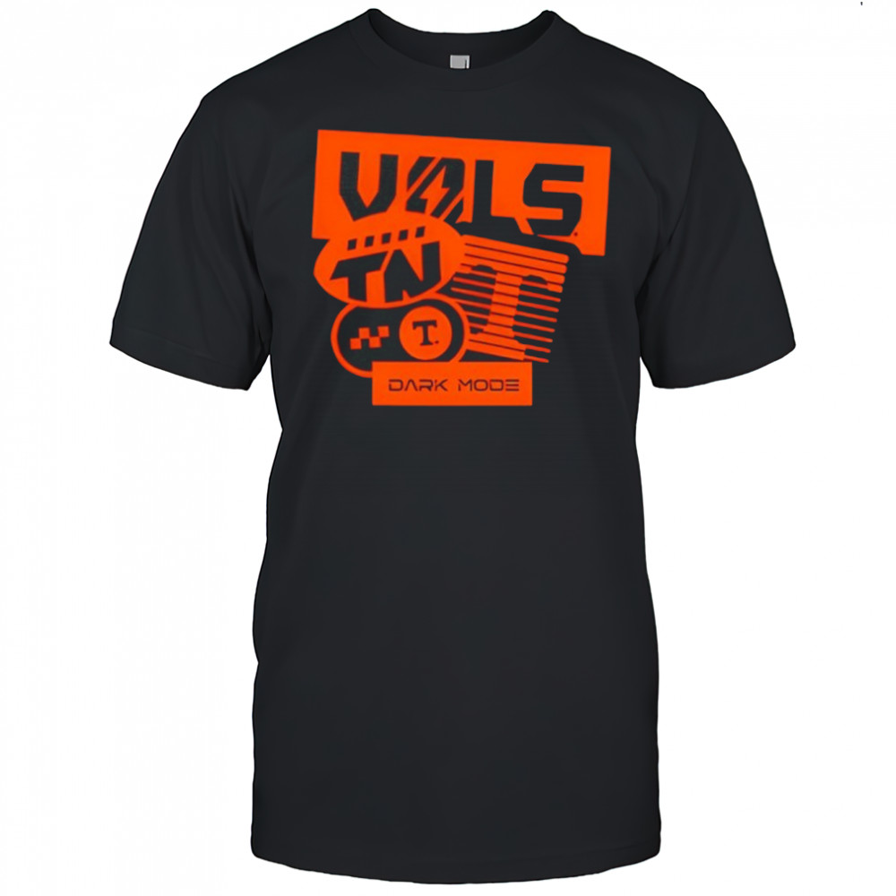 Vols Dark Mode TN Tennessee Volunteers Football logo shirt