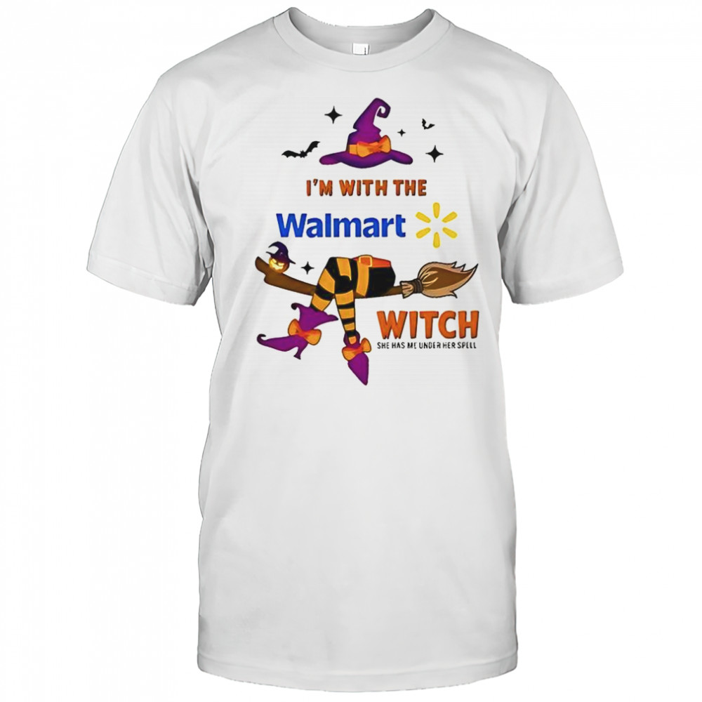 Walmart I’m With The Witch She Has Me Under Her Spell Halloween T-Shirt