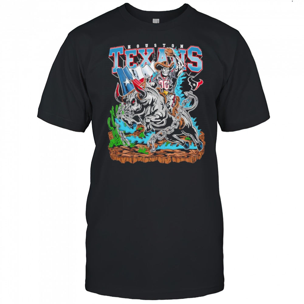 Warren Lotas x Houston Texans Wrangler skeleton shirt