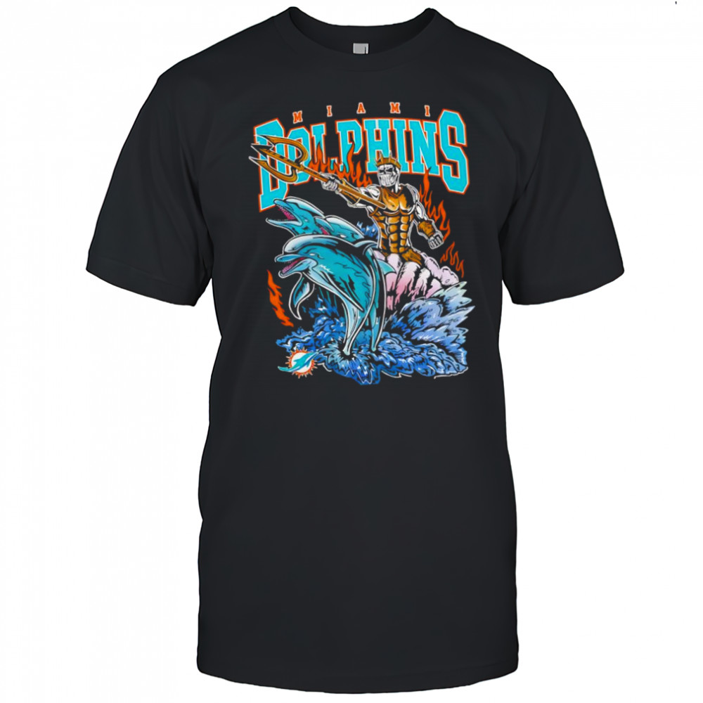 Warren Lotas x Miami Dolphins Charge skeleton shirt