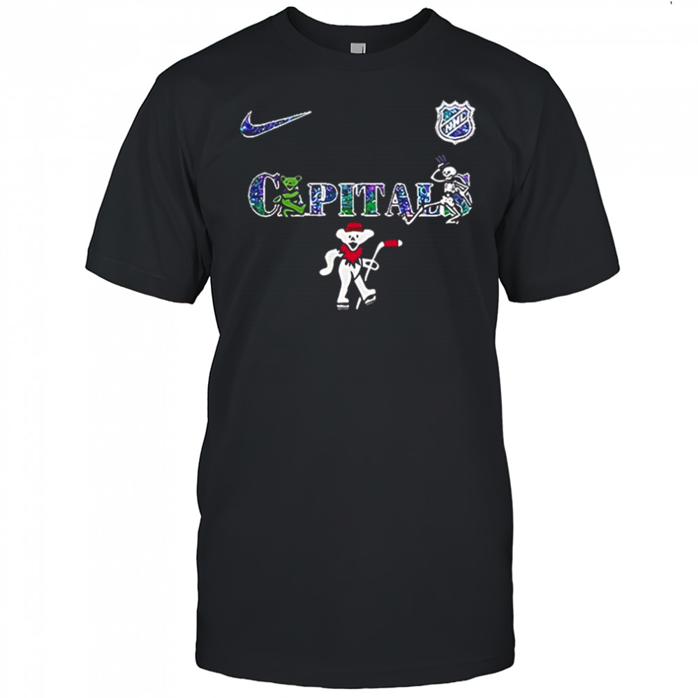 Washington Capitals Grateful Dead 60th anniversary bears shirt