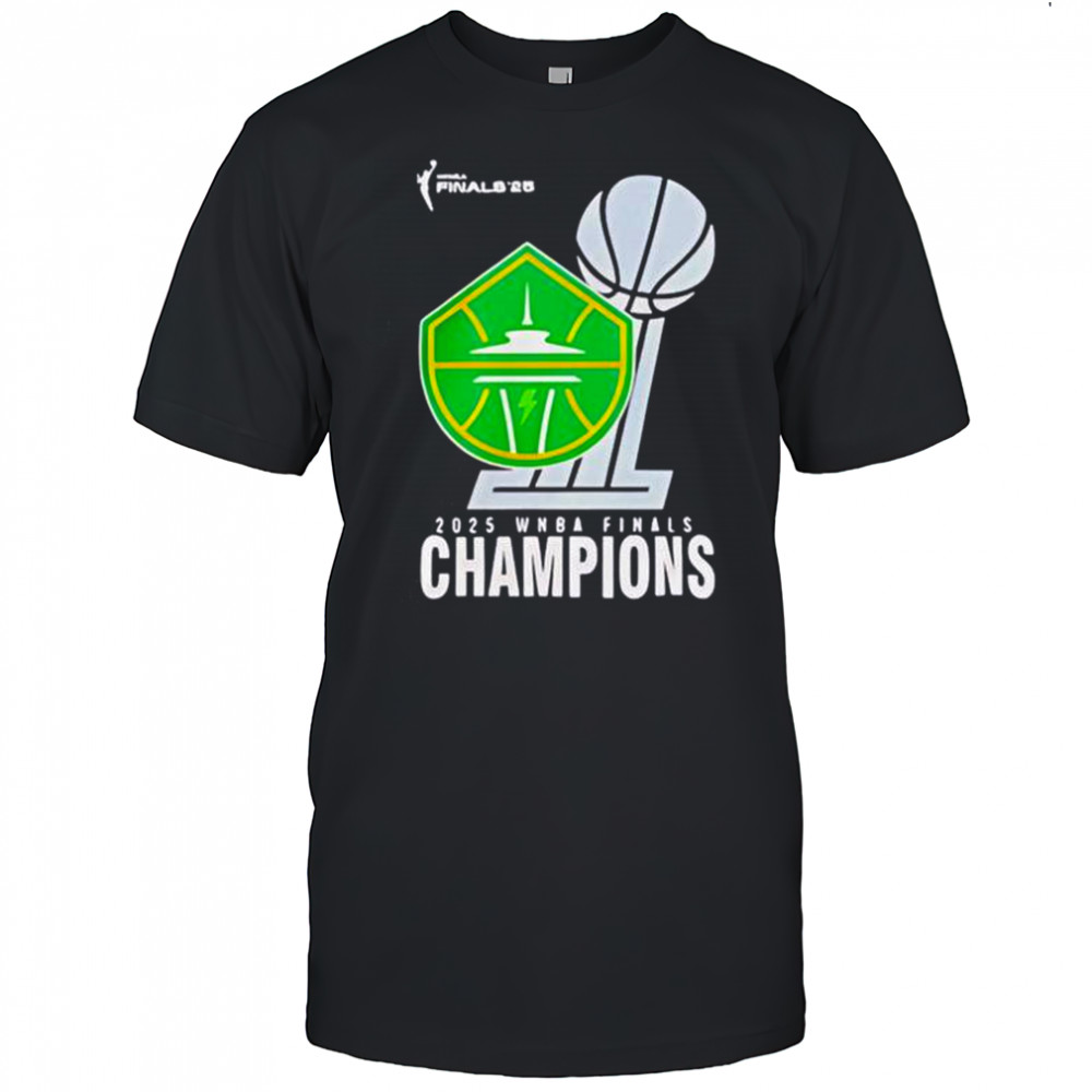 WNBA Shop 2025 WNBA Champions Seattle Storm Finals T-Shirt