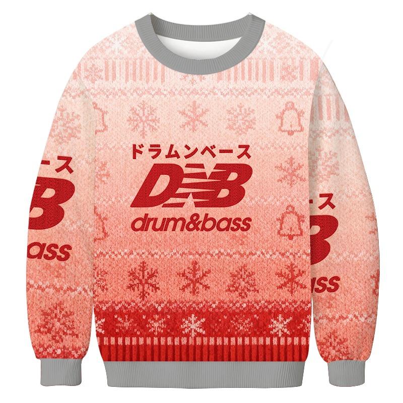 Drum And Bass Japan Christmas Ugly Sweatshirt