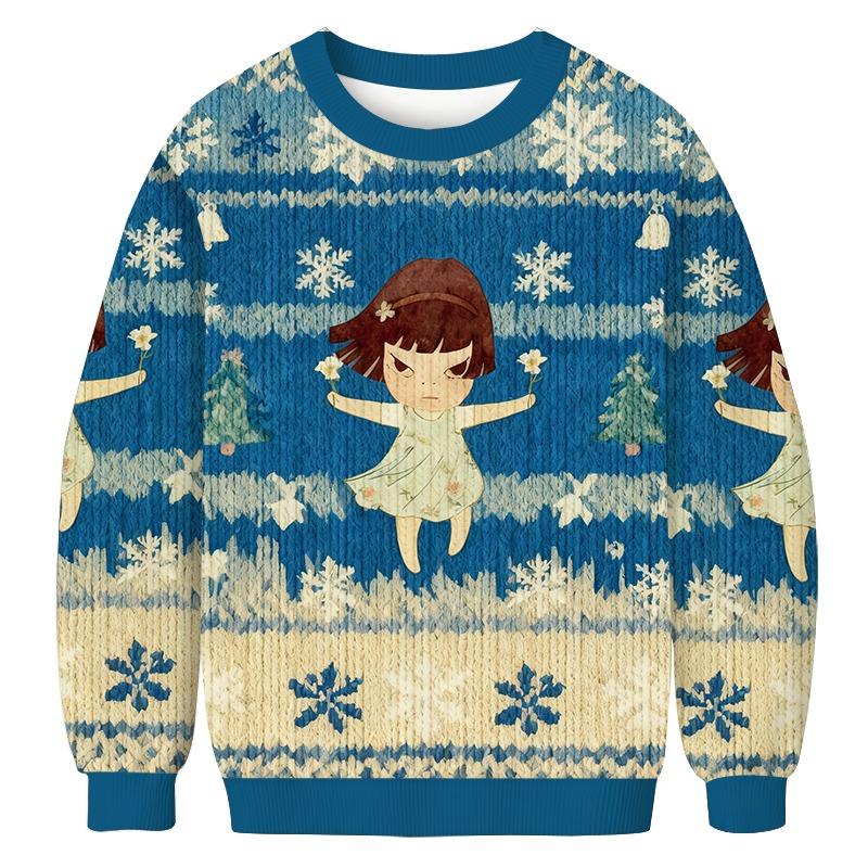 Fierce Girl Christmas Ugly Sweatshirt