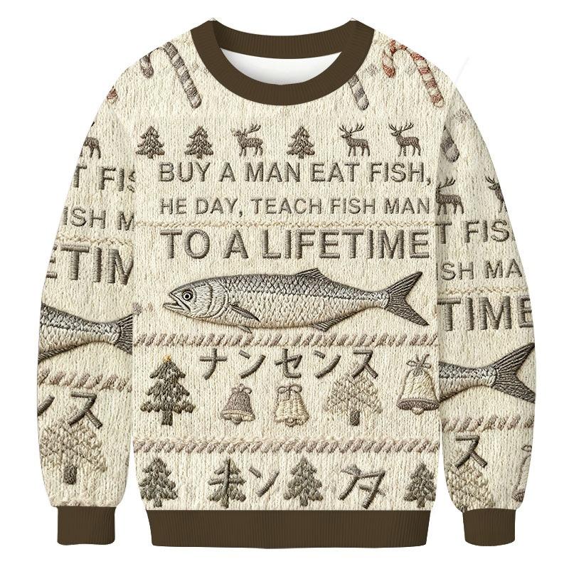 Funny To A Lifetime Christmas Ugly Sweatshirt