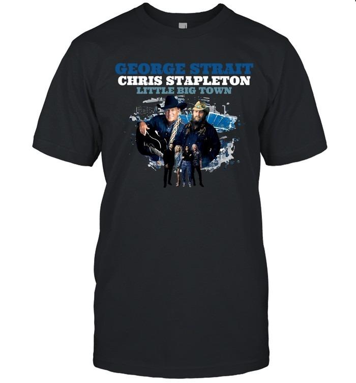 George Strait Chris Stapleton Little Big Town Tour Concert T-Shirt