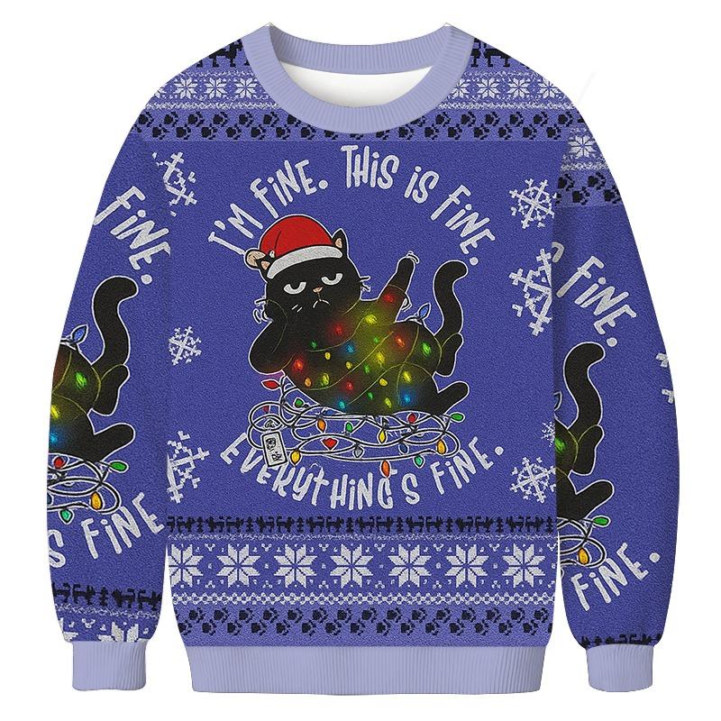 I'm an Indoor Cat Christmas Ugly Sweatshirt