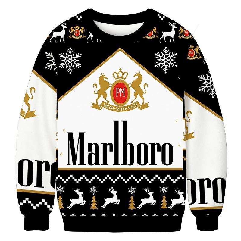 Marlboro Vintage Christmas Ugly Sweatshirt