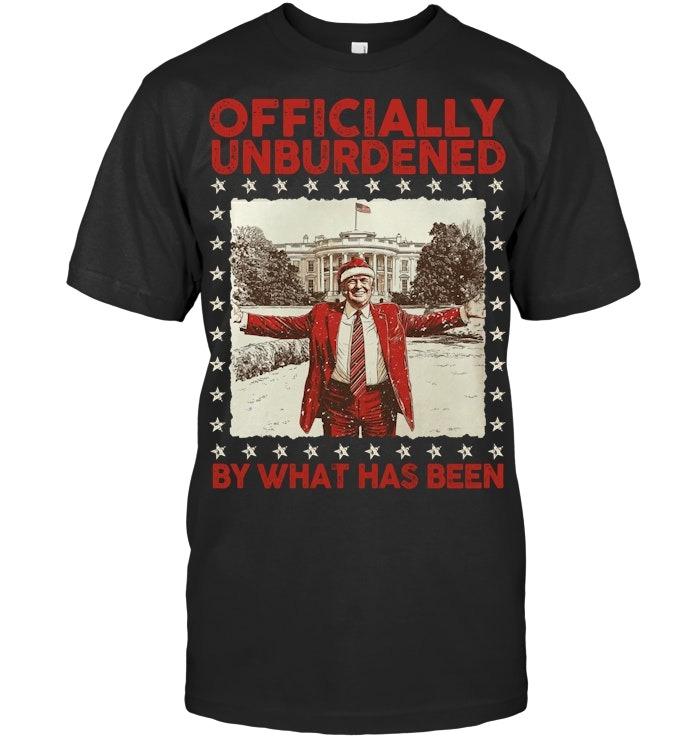 Officially Unburdened By What Has Been Trump Victory Xmas Sweatshirt