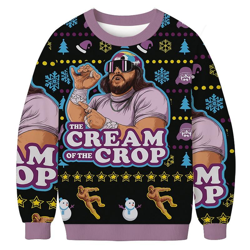The Jesus of the Crop Christmas Ugly Sweatshirt