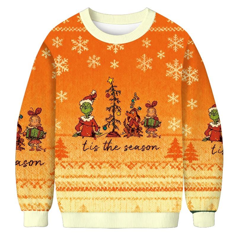 Tis the Season Grinch Christmas Ugly Sweatshirt