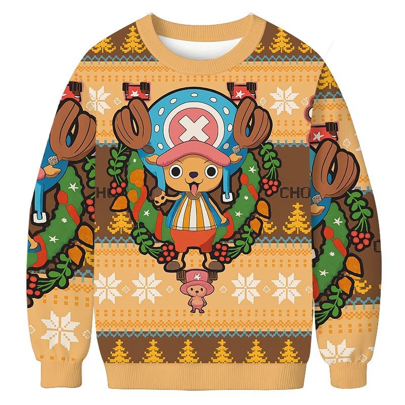 Tony Chopper One Piece Christmas Ugly Sweatshirt