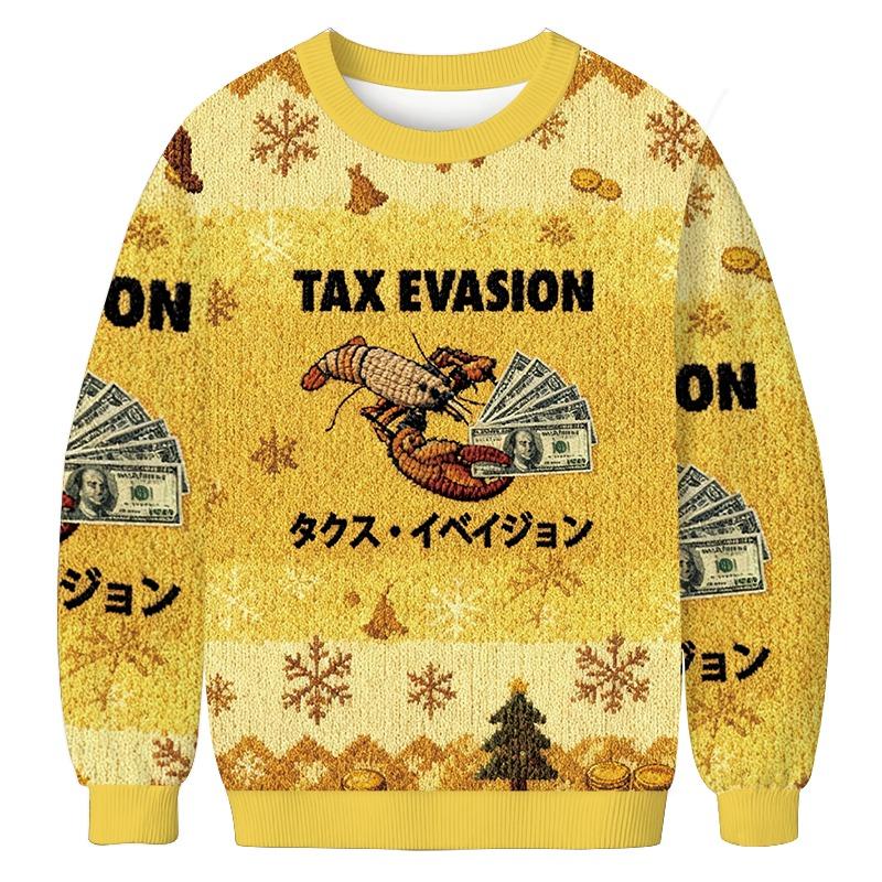 Tux Evasion Funny Christmas Ugly Sweatshirt