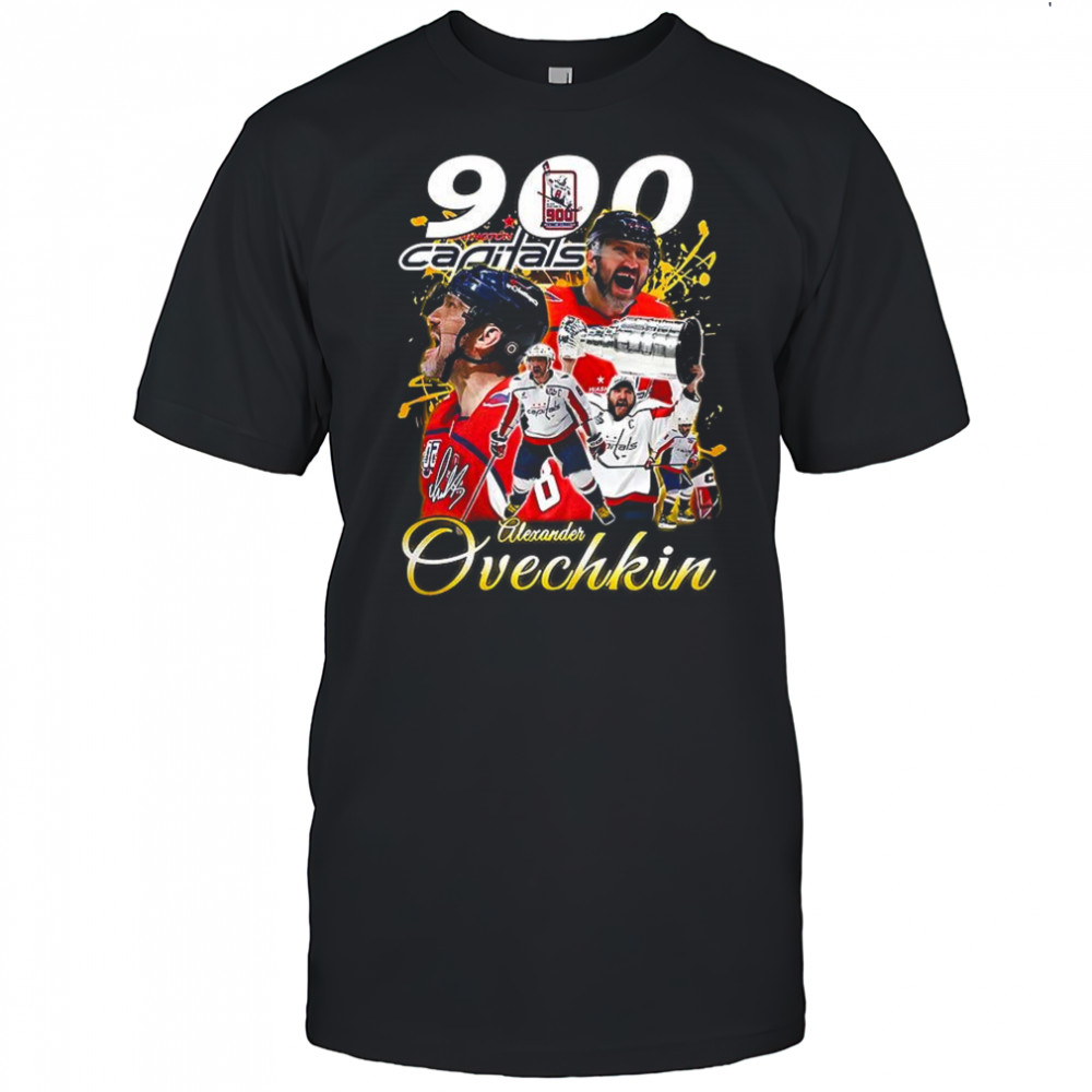Alexander Ovechkin Washington Capitals NHL 900 goals graphic shirt