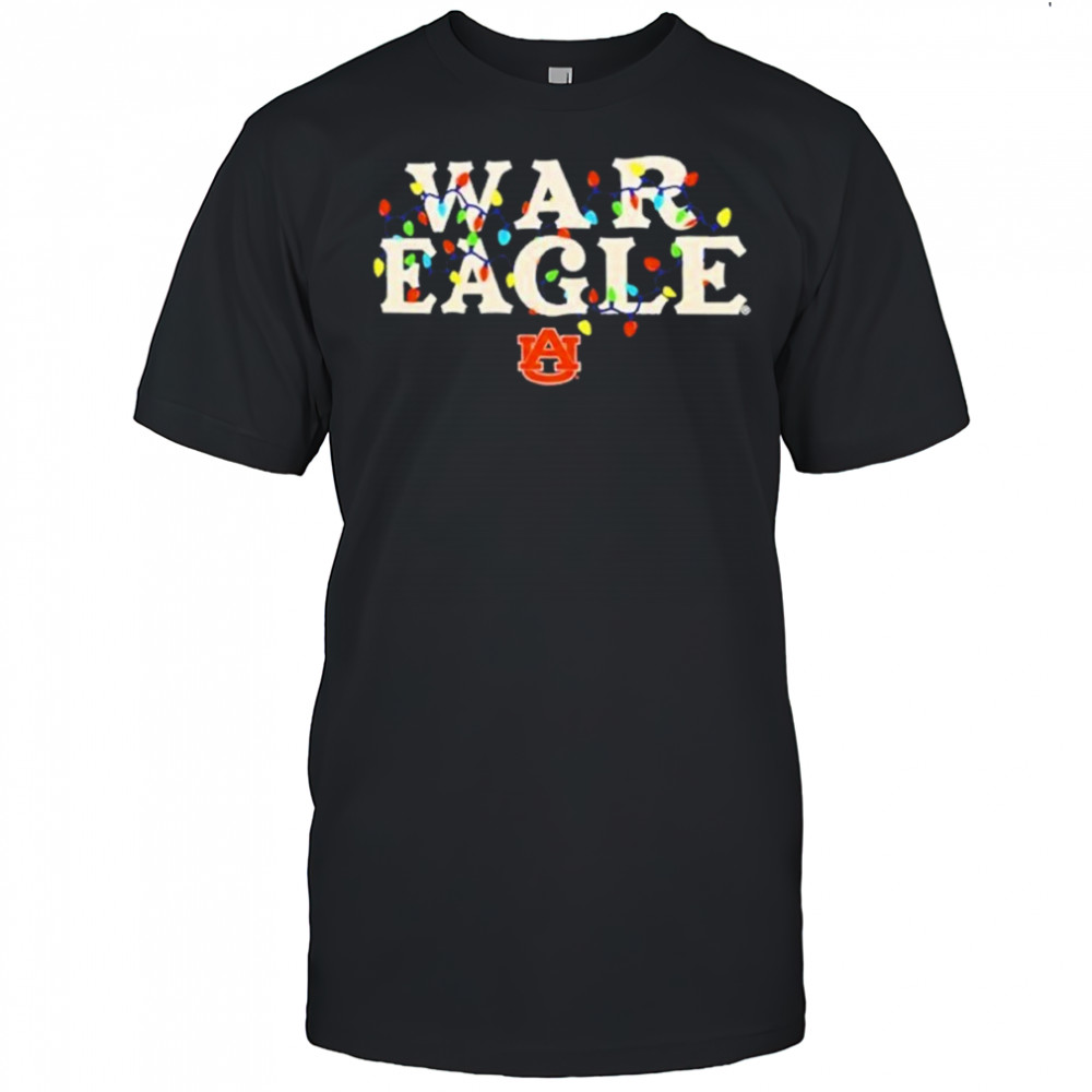 Auburn Tigers War Eagle String Lights Christmas T-shirt