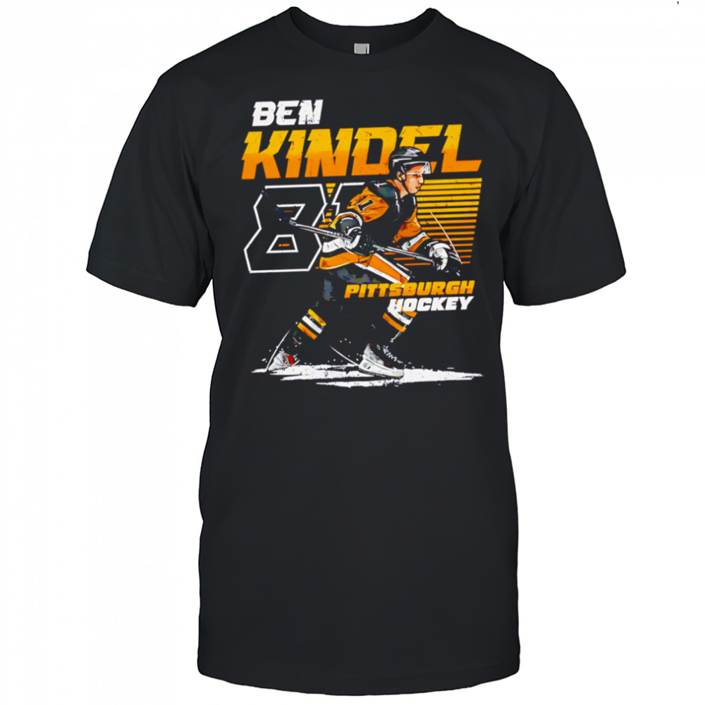 Ben Kindel 81 Pittsburgh Hockey Player Name stylish shirt