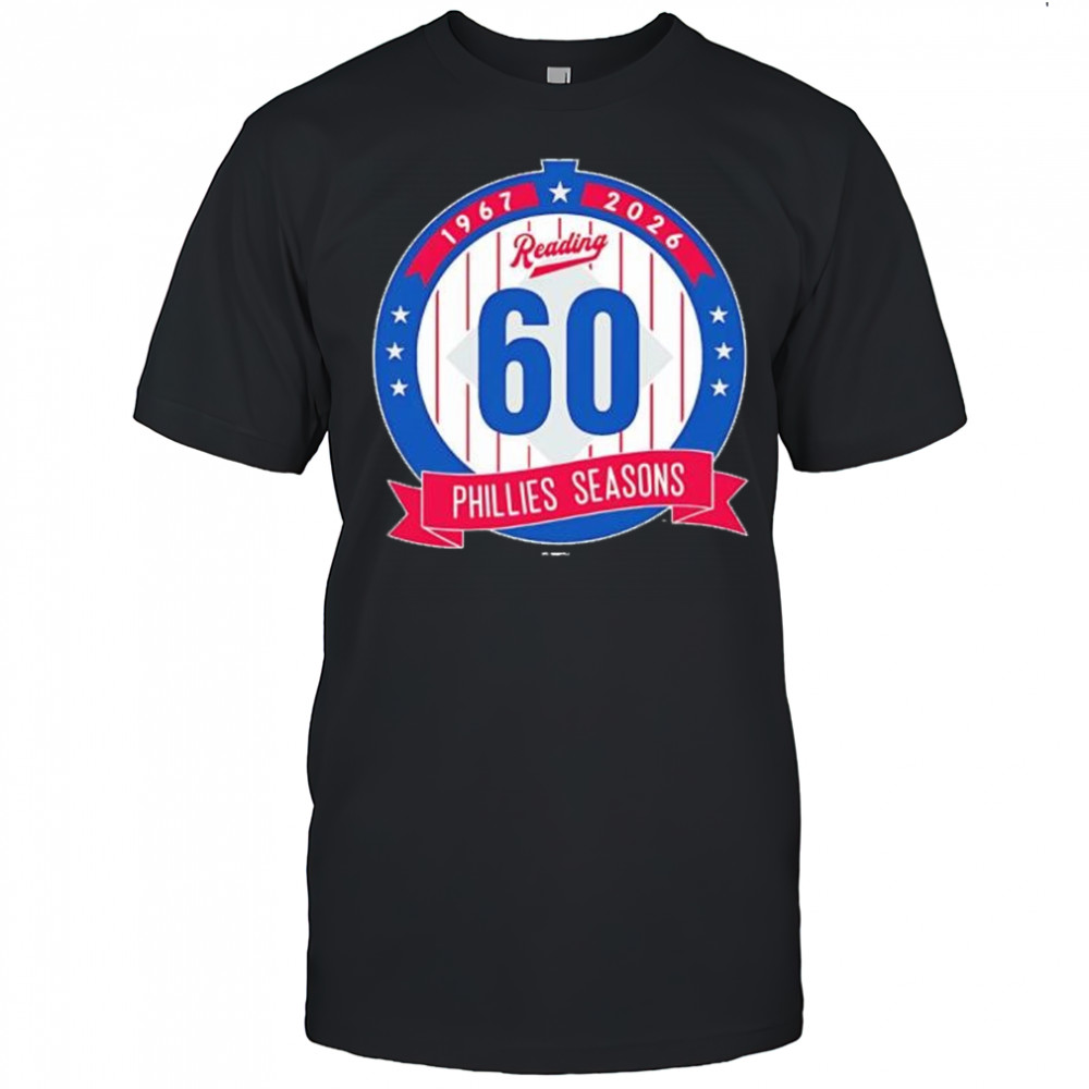 Bimmridder Graphite Heather Phillies Affiliate 60th Anniversary shirt