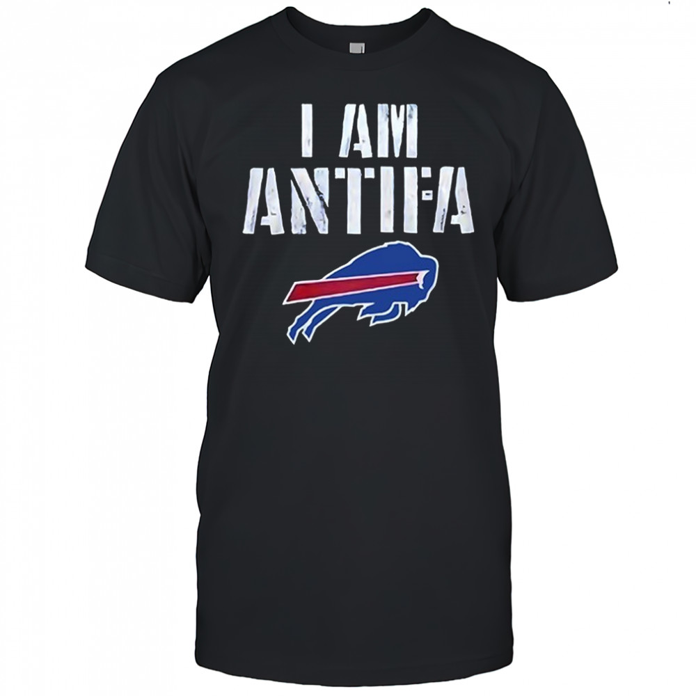 Buffalo Bills I am antifa against fascism shirt