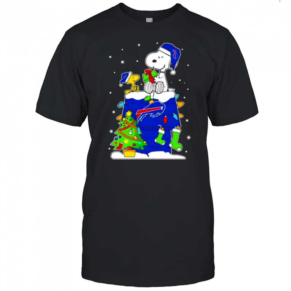 Buffalo Bills Snoopy and Woodstock Christmas shirt