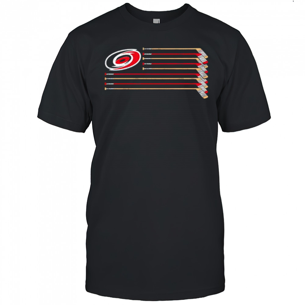 Carolina Hurricanes Blue84 Flag Stick Hockey shirt