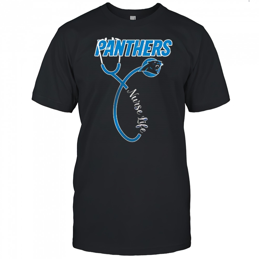 Carolina Panthers x Nurse life it’s a work of heart shirt