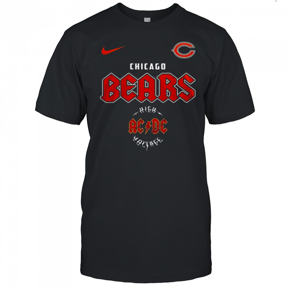 Chicago Bears AC DC Highway To Hell go Bears graphic shirt