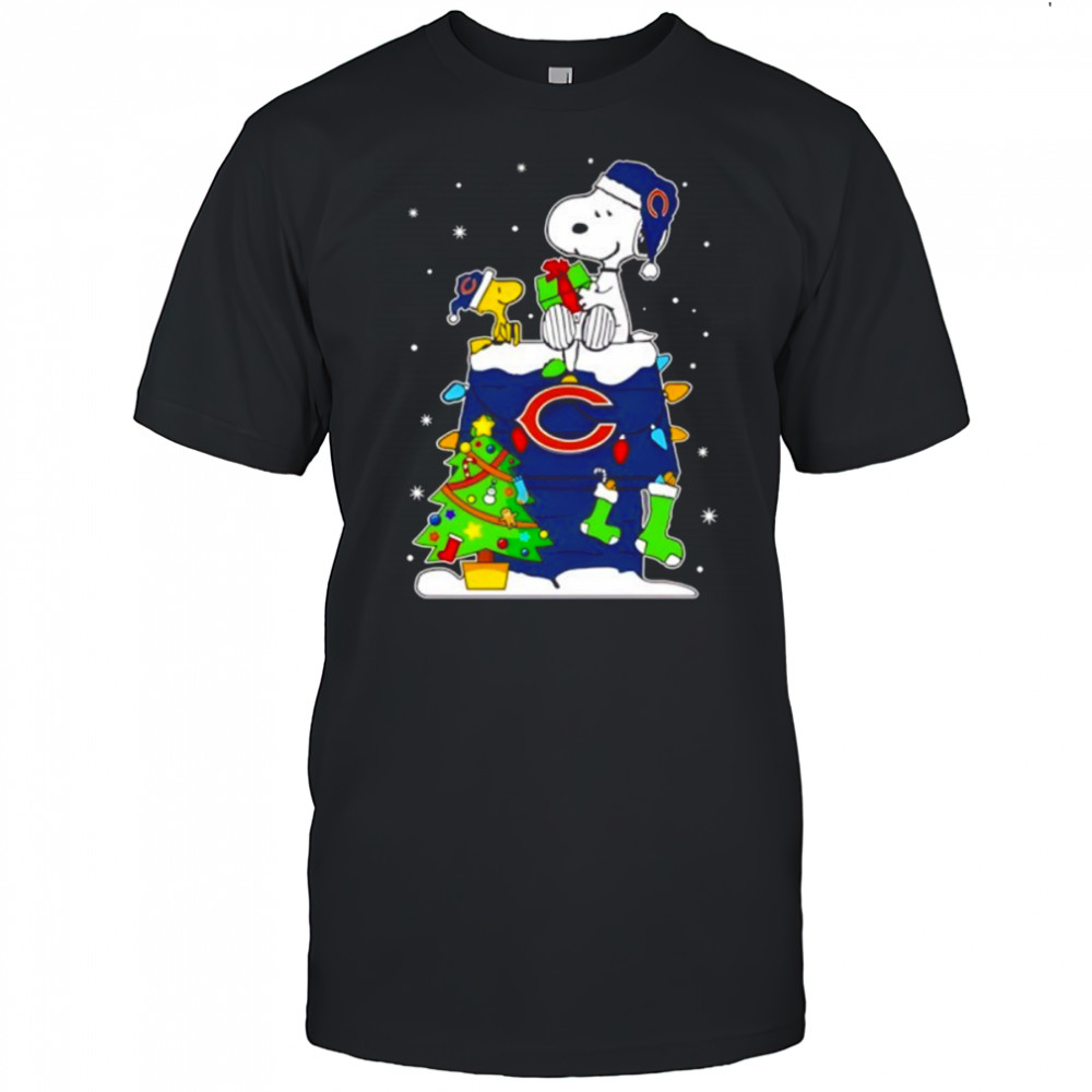 Chicago Bears Snoopy and Woodstock Christmas shirt