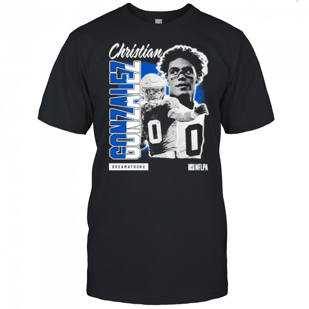 Christian Gonzalez NFLPA Dreamathon T-shirt