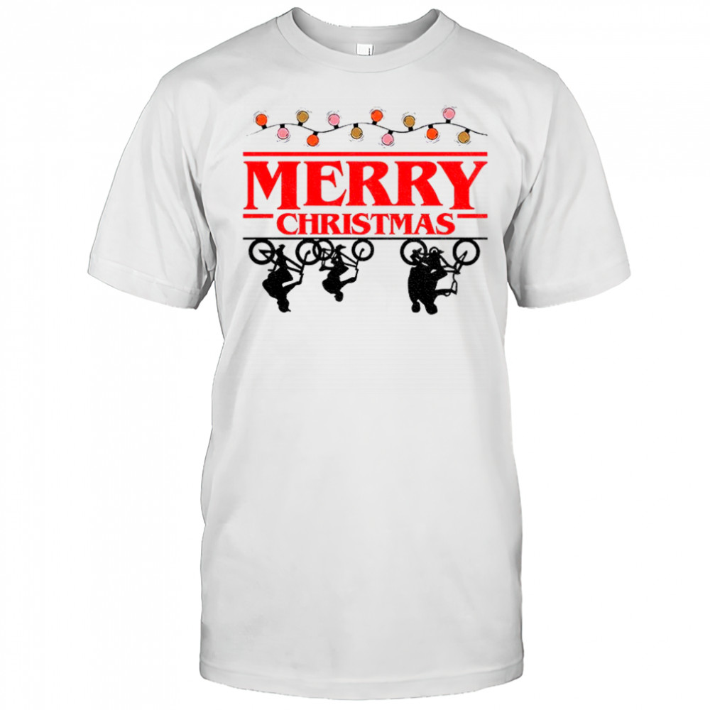 Christmas Bicycles Light bulbs Merry Christmas 2025 shirt