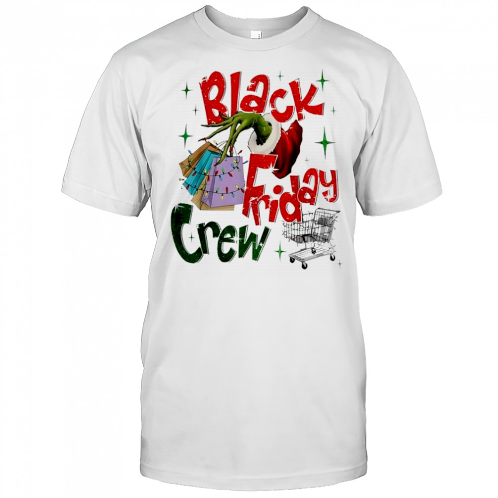 Christmas Black Shopping Family Funny Friday Shopping Crew shirt