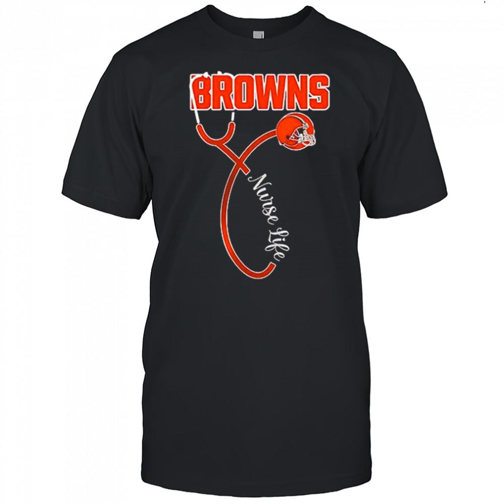 Cleveland Browns x Nurse life it’s a work of heart shirt